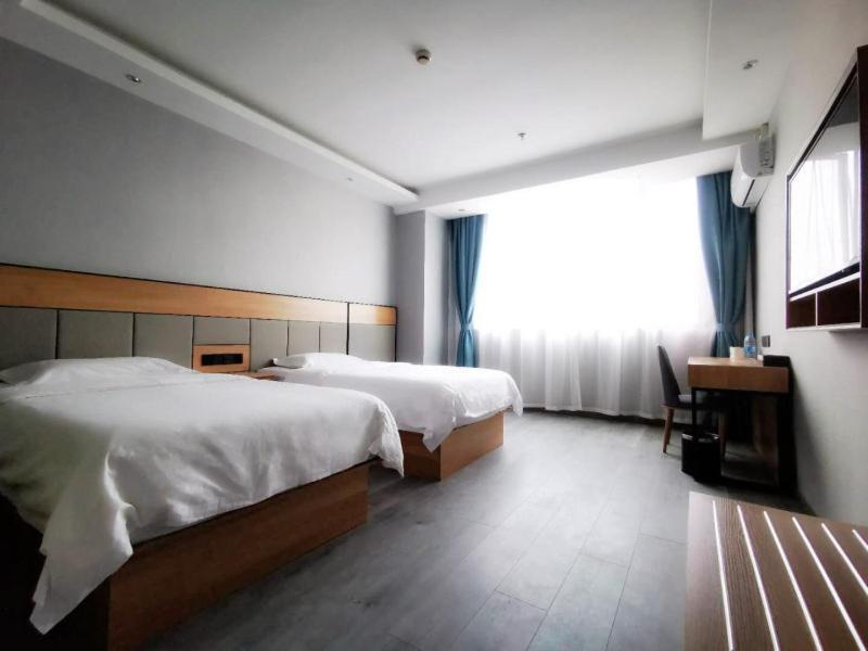 Greentree Inn Shanghai Songjiang University City New Songjiang Road Express Hotel Exteriör bild
